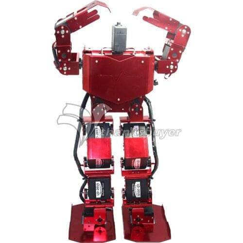 17DOF Robo-Soul H3.0 Biped Robotics Two-Legged Human Robot Aluminum Frame Kit with 17pcs LD-2015 Servo for Arduino