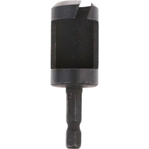 4Pcs 6-16mm Carbon Steel Step Drill Bit Wood Hex Shank Plug Cutter Cutting Tool