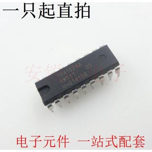 Free Shipping 10PCS/LOT TDA1524A TDA1524 1524 DIP18 stock