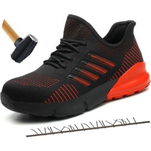 Classic Brand Steel Toe Cap Women Men Work & Safety Shoes Super Breathable Boots Star Lightweight Puncture Casual Shoes