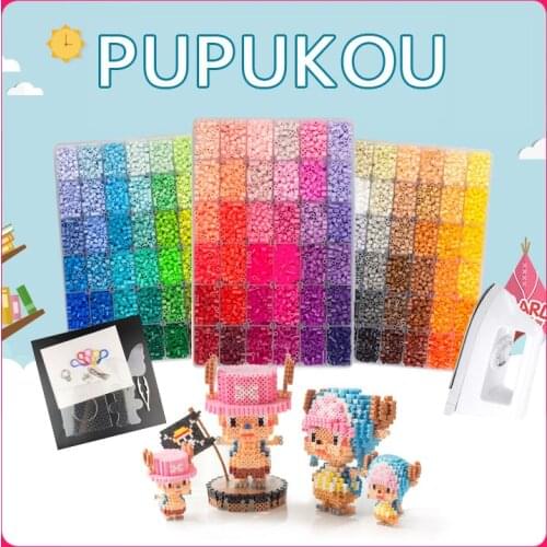 5mm Hama beads 24/48/36 Colors perler Toy Fuse Bead for kids DIY handmaking 3D puzzle Educational Kids Toys