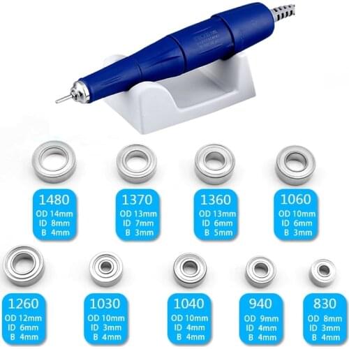 5pcs/lot Electric Nail Drill Machine Bearing MR148zz MR126zz MR106zz MR104zz 623 693zz Strong 210 105L Marathon Handle Bearing