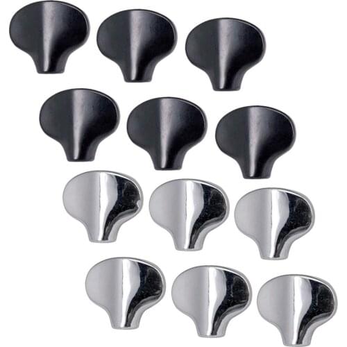 Tooyful Metal Guitar Tuning Pegs Tuners Machine Head Replacement Knobs Handle pack of 6