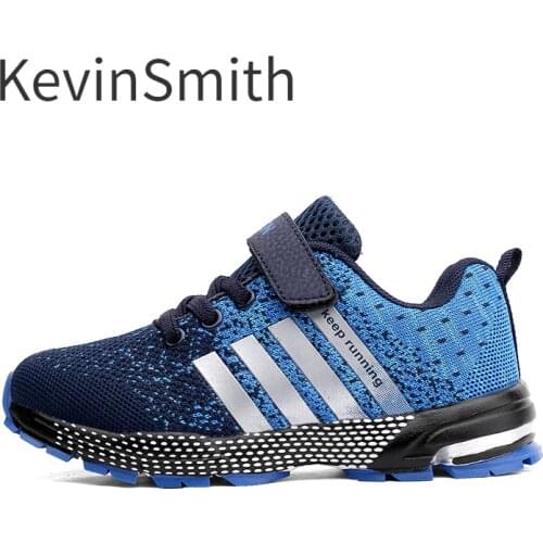 Fashion Sneakers for Kids Boys 2021 Girls Boys School Running Shoes Breathable Kids Sport Shoes Tenis Autumn Lace Up 5-12 Years