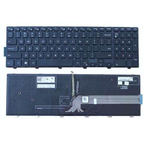 New US Backlit Laptop Keyboard for Dell Inspiron 5547 3541 3542 3543 3558 5542 5543 5545 15 3000 5551