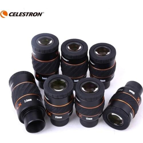 Celestron X-CEL LX 2.3mm 5mm 7mm 9mm 12mm 18mm 25mm Wide Angle Eyepiece Fully Multi Coated For Telescope Nebula Planetary 1.25"
