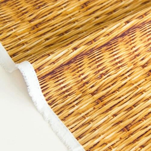 Half-Meter Kokka Cotton Canvas Fabric Basket Weave Print