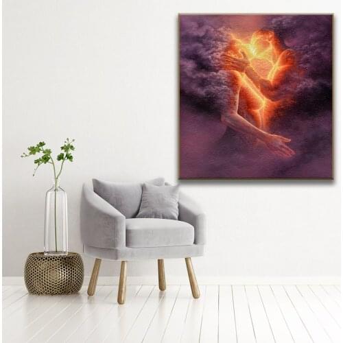 Sexy Kiss Abstract Oil Painting DIY Paint By Number For Adults Nude Picture Coloring By Numbers On Canvas 50*40 Unique Gift