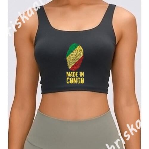Made In Congo Tank Top Fit Outfit Summer Funny Casual Plus Size 4xl Sexy Graphic Tops Tee Vest