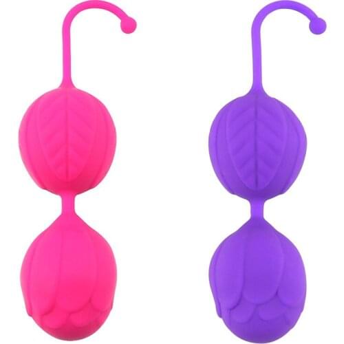 Silicone Rose shrunken Ball Smart Ball for Vaginal Tight Exercise Machine Vibrators Female Shrink The Ball Sex Intimate goods