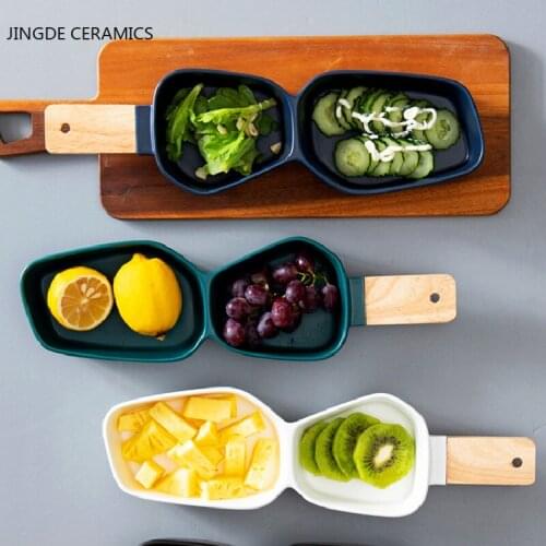 Ins fruit plate Nordic style Living room dried fruit plate creative network red fruit plate small exquisite snack plate home