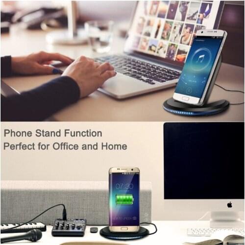 Keeps flashing wireless charger universal compatible with all Qi enabled phones