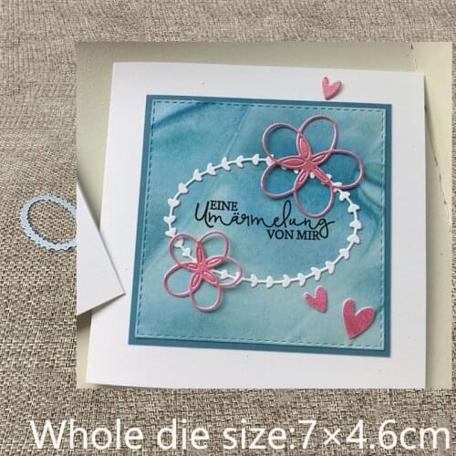 XLDesign Craft Metal Cutting Die Scrap cut dies oval frame decoration scrapbook Album Paper Card Craft Embossing die cuts