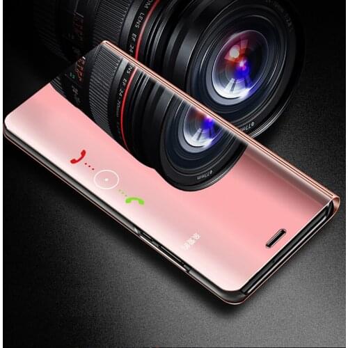 Mirror Filp Case For Samsung Galaxy A10 A20 A30 A40 A50 A60 A70 A80 A90 M30 M20 M10 S9 S8 A6 J4 J6 Plus A9 A7 2018 Note 9 8 Capa