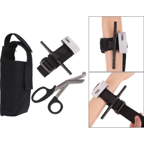 Tourniquet First Aid Response Hiking Emergency Kits for Combat Arm Application Professional Hiking Emergency Survival First Aid