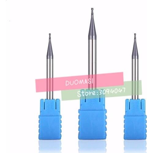 1PCS 2F-0.6*1.2*4*50 ,0.6mm Micro Grain Tungsten Carbide Square End Mill 2 flutes HRC55 CNC Milling Cutters Router Bits