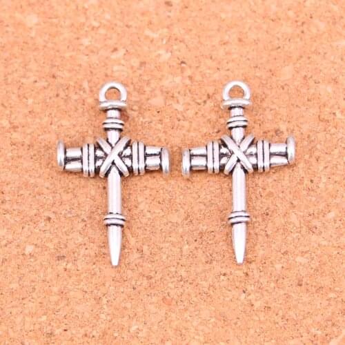 47Pcs cross dagger Charms Pendant For DIY Necklace Bracelet Jewelry Making DIY Handmade 34*20mm