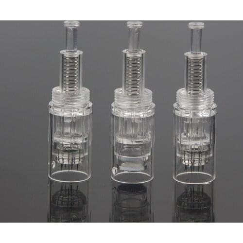 Derma Pen microneelding Cartridge 50pcs 9 12 36 42 Pin Micro Nano Round Needles Cartridges Microneedles For Electric Derma Pen