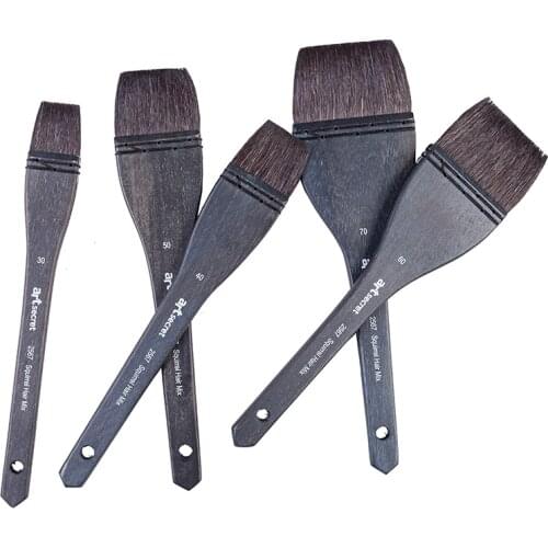 Artsecret 1PC 2567hiqh quality squirrel hair mix wooden handle art brush