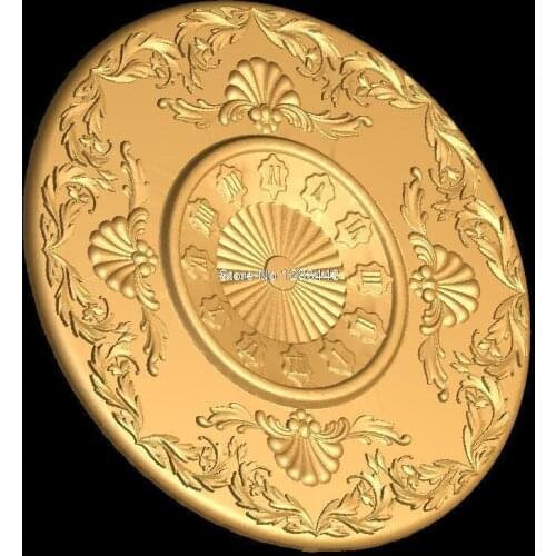 Clock_14 3d model STL relief STL format 3d model relief for cnc in STL file format