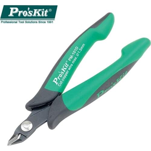 Proskit Thin Blade Diagonal Cutting Pliers Precision Electronic Cut Wire Cable Cutters Oblique Mouth Pliers Hand Repair Tools