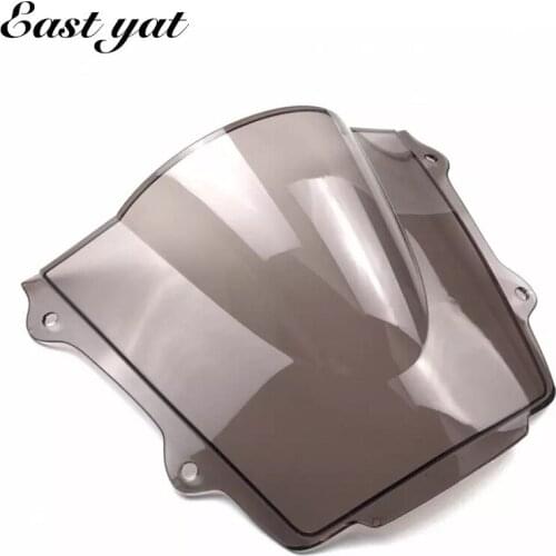 Motorcycle Double Bubble Wind Screen Windshield For Honda CBR600 RR CBR 600 RR 2013 2014 2015 2016 2017 2018 CBR600RR Smoke