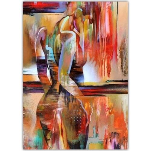 DONGMEI OILPAINTING Hand painted oil painting Home Decor high quality Abstract art painting pictures gift DM19032616