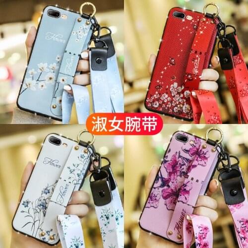 Cute Sumikko Gurashi Wristband Phone Case For Iphone 12 11 Pro 12mini Xs Max Se X Xr 7 8 Plus Cartoon Lanyard Wrist Strap Cover