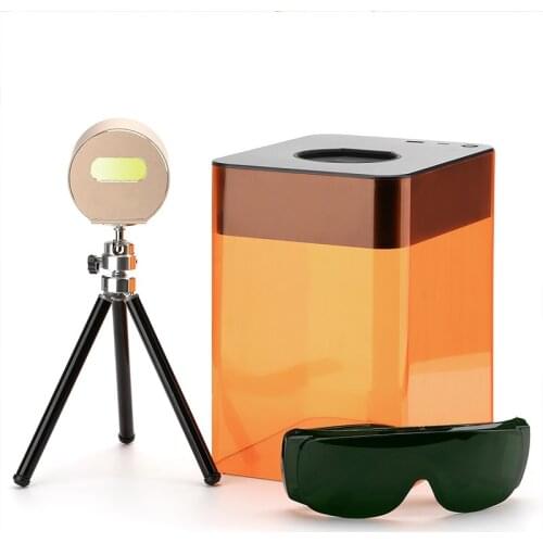 Mini Handheld 3D Laser Etcher Printer Cutter Home Desktop Laser Engraving Etching Machine with Protective Glasses And Cover