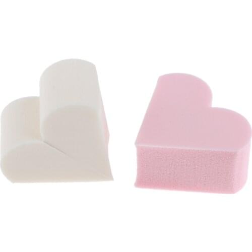 Heart Shape Multiuse Makeup Sponges Foundation Blending for Liquid Powders