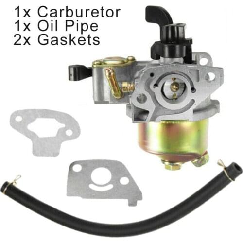 Motorcycle Carburetor Carb For Honda GXH50 GX100 4 Stroke Petrol Engines With Oil Pipe + Fuel Pipe Gaskets Engine Generator