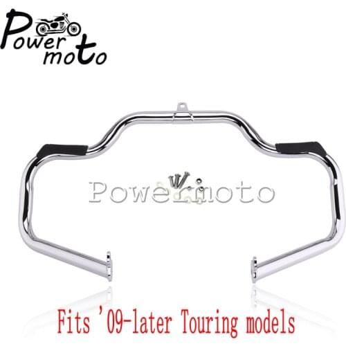 Motorcycle Chrome Engine Guard Highway Crash Bar For Harley Touring Road King Street Glide FLHR FLHX 2009-2017