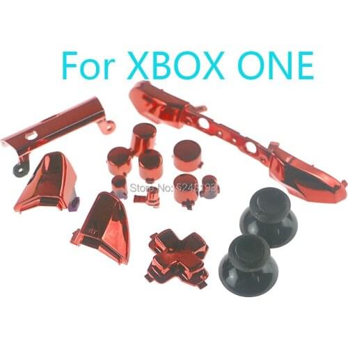Full Button Set LB RB RT LT Bumper joystick cap Full Set Buttons for Xbox One S for xbox one slim Game Controller