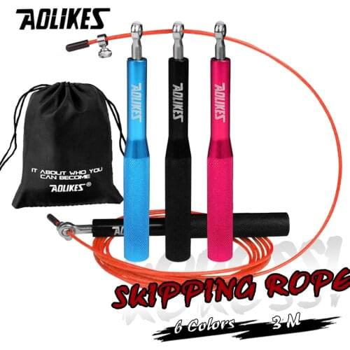 1 Pcs Professional 3 in 1 Skipping Rope Crossfit Speed Jump Rope For Fitness Skip Workout Training With Carrying Bag Spare Cable