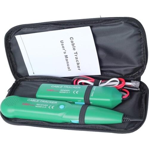 Professional Telephone Phone Wire Network Cable Tester Line Tracker With Carrying Bag For MASTECH MS6812