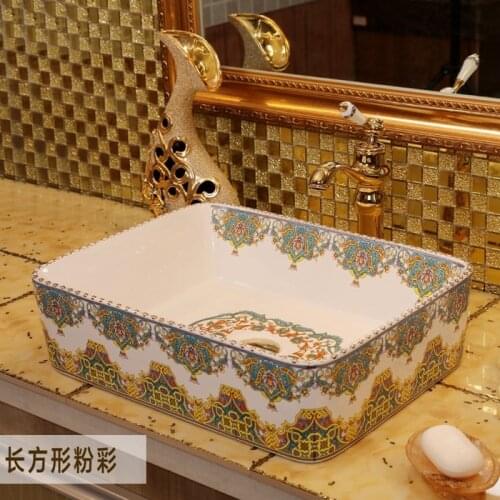 Various beautiful porcelain decoration ceramic bathroom washbasin toilet