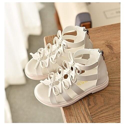 Hot sell summer fashion Roman boots High-top girls sandals kids gladiator sandals toddler child sandals girls high quality shoes