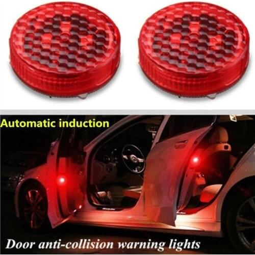 Car Door Warning Lights Safety Strobe Door LED Light Signal Flash Lamps Universal for Auto Decoration Lamp Car Goods Accessories