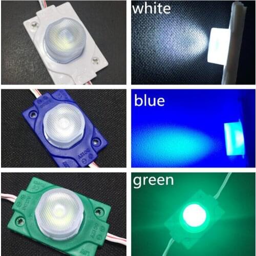 LED Module 3030 COB Lens Module Highlight LED Single color Light Waterproof IP68 DC12V LED Plastic Injection Moudle