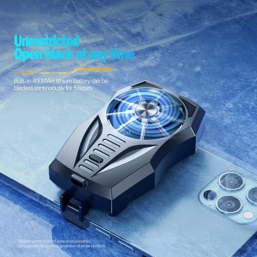 Universal Mini Mobile Phone Cooling Fan Radiator Turbo Hurricane Game Cooler Cell Phone Cool Heat Sink For IPhone/Samsung/Xiaomi