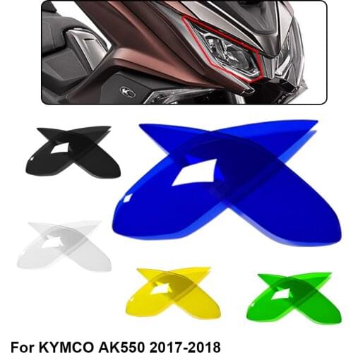 Motorcycle Fitting Headlight Screen Protector Cover Protection Shield Guard Lens For KYMCO AK550 AK 550 2017 2018 Accessories