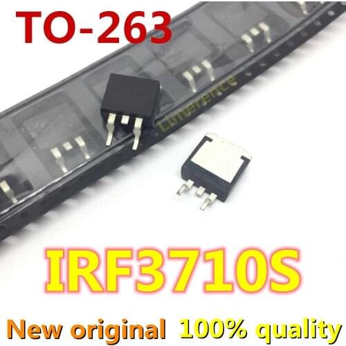 10pcs IRF3710S TO-263 F3710S 3710S TO263 IRF3710 MOSFET N-CH 100V 57A D2PAK IRF3710STRLPBF