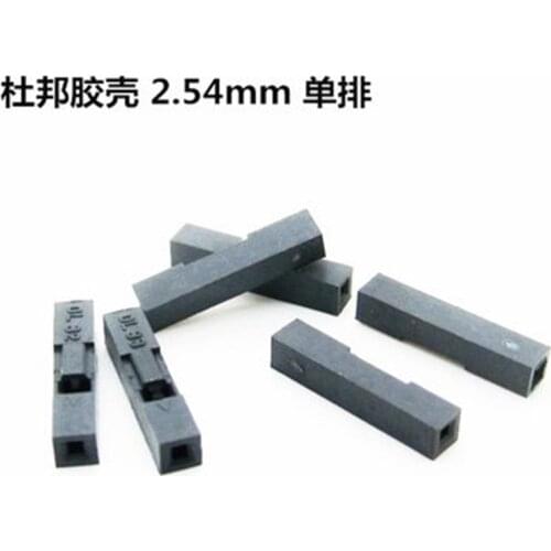 100Pcs 2.54mm 1P Pitch Dupont Jumper Wire Cable Housing Female Pin Contor