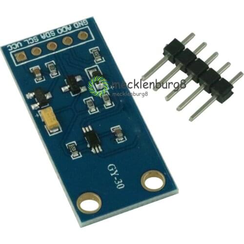2 pcs. BH1750FVI GY30 digital light intensity Sensor module for Arduino Standard IIC Communications 3 V-5 V Power
