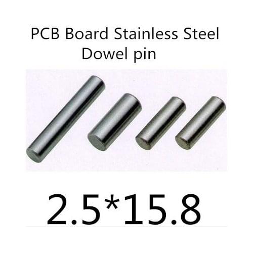 200pcs/lot High Quality 2.50mm stainless steel pcb board dowel pin length 15,8