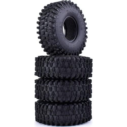 4Pcs AUSTAR AX-5020 1.9 Inch 120mm Rubber Rocks Crawler Tires Tyre for 1/10 Traxxas Redcat SCX10 AXIAL RC4WD TF2 RC Car