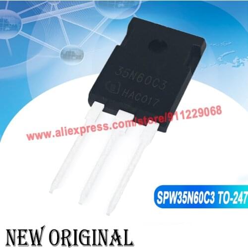 5 Pieces) 35N60C3 SPW35N60C3 650V 34.6A / GP60S50X IRGP60S50X / MTW32N20E 200V 32A / GW30NC60KD STGW30NC60KD 600V 30A TO-247