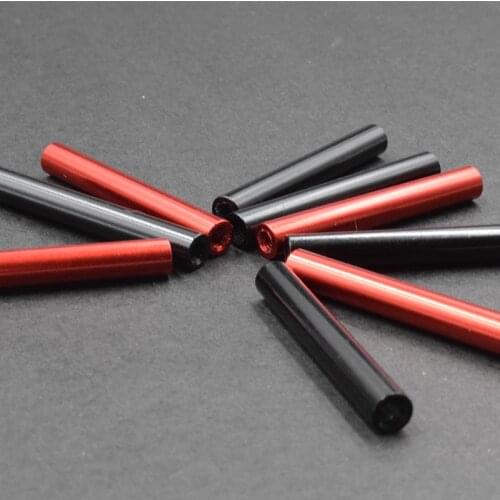 5pcs M3 ultralight round lengthen nuts multi-axis through the fuselage dedicated pull rod connection nut 6061 aluminum alloy