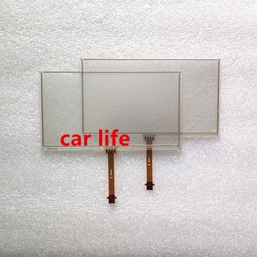 6.1 inch 12 pins glass touch Screen panel Digitizer Lens for 2015 camry RAV4 LA061WQ1TD04 LA061WQ1 TD 04 LA061WQ1(TD)(04) LCD