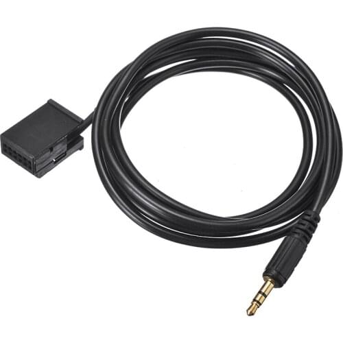 AUX in Male 3.5mm Audio Jack Plug MP3 Input Adapter Cable with Removal Keys Car Radio Accessories For Ford Focus 6000CD